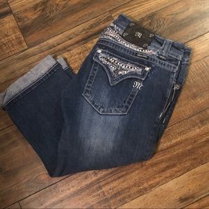 Miss Me Capris.  Size 31.  Like new!!